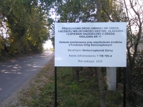 Przebudowa drogi gminnej Nr 109635L łączącej miejscowości Krzywe, Olszanka i Łopiennik Nadrzeczny z drogą krajową Nr 17